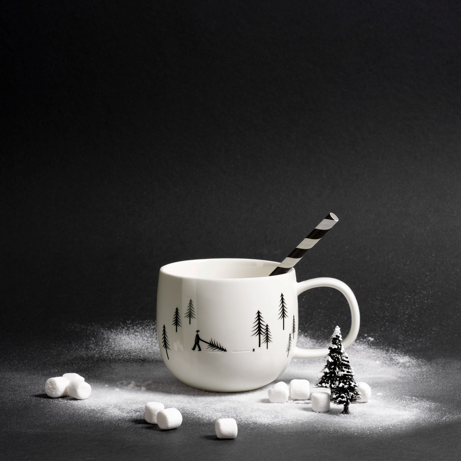 Hrnek JOY-christmas eve is coming 400ml bílý_0