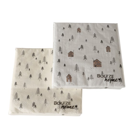 Vánoční papírové ubrousky HOMEWOOD 2 druhy, BAL/20ks (cena za 1balení)_3