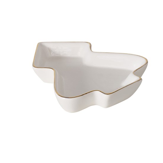 Kameninová miska stromek NIVA 12x11 cm bílá_1