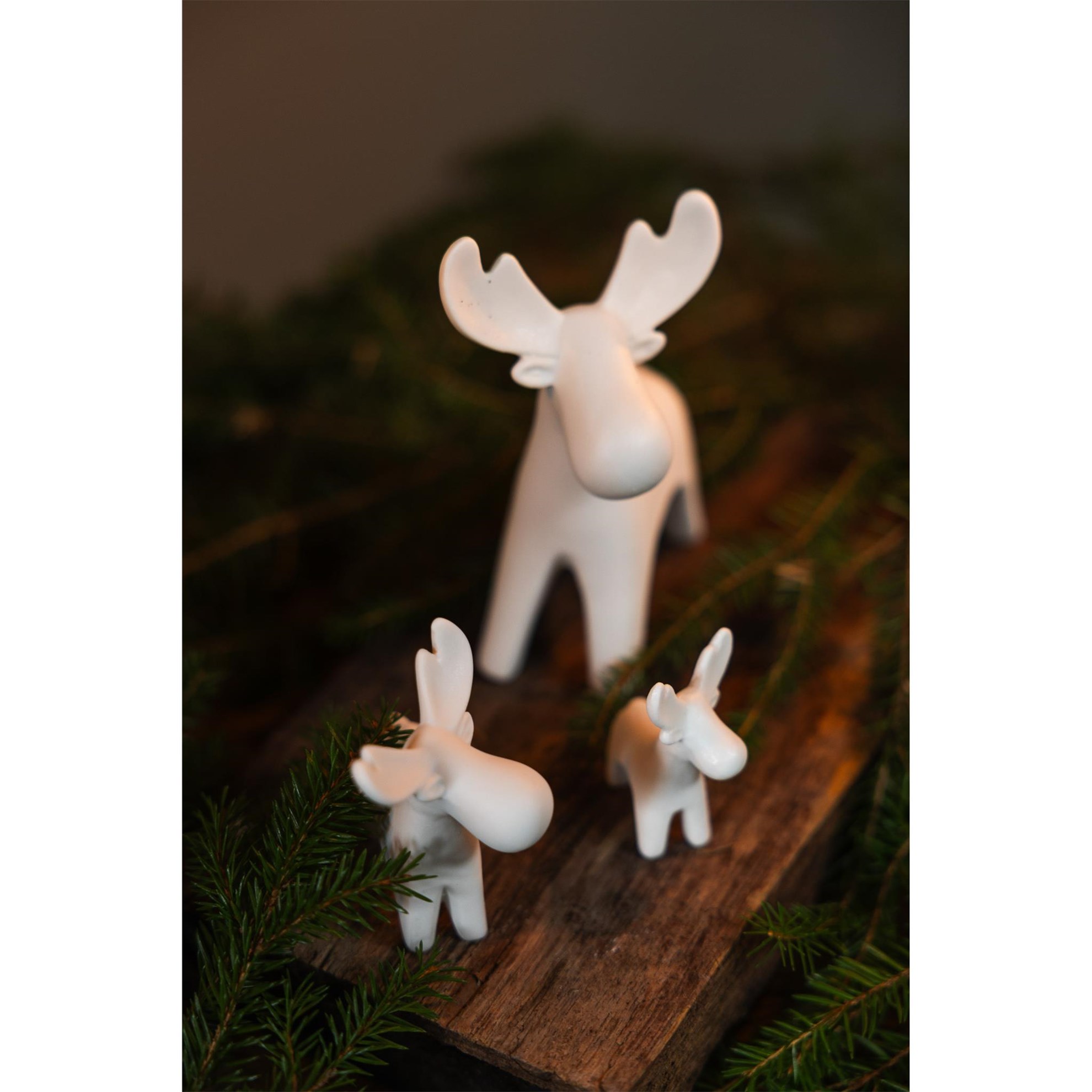 Keramická figurka/los IVAN velký V.15cm bílý_1