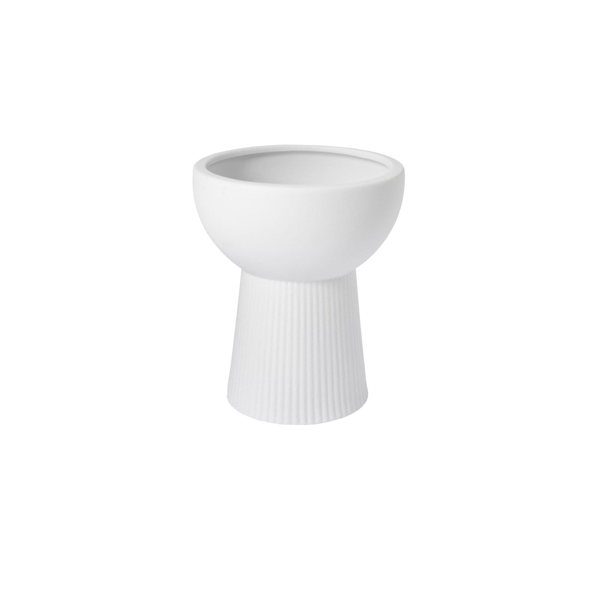 Keramická váza LERYD V.12cm bílá_2