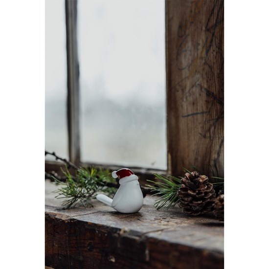 Keramická dekorace/ptáček ELIN malý V.5cm červený_3