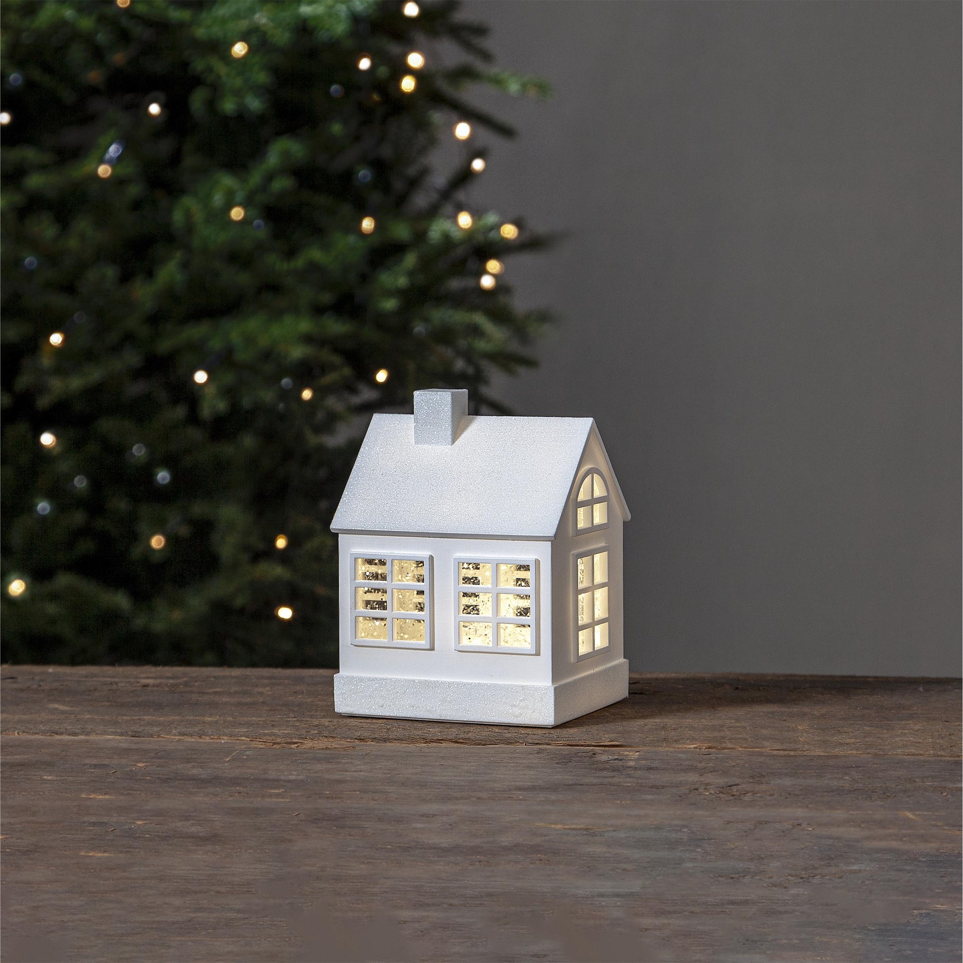 LED stolní dekorace VINTER V.15,5cm bílá_0