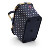 Nákupní košík Carrybag frame metallic dots blue_2