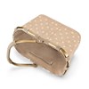 Nákupní košík Carrybag XS frame metallic dots coffee_1