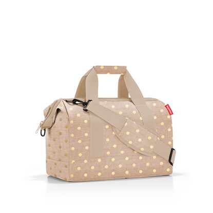 Cestovní taška Allrounder M metallic dots coffee_1