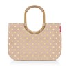 Módní taška Loopshopper L frame metallic dots coffee_1