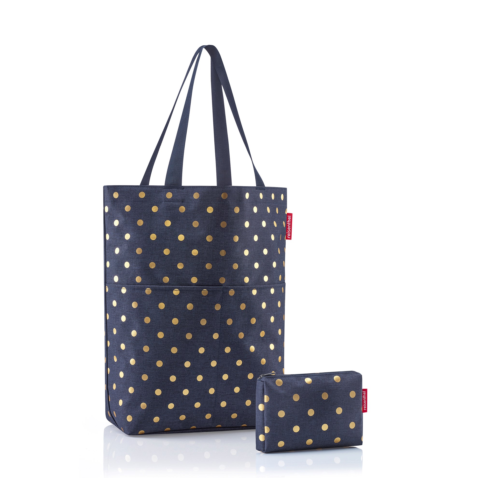 Taška přes rameno Cityshopper set/2ks metallic dots blue_0