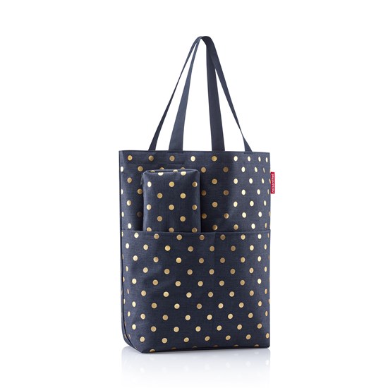 Taška přes rameno Cityshopper set/2ks metallic dots blue_2