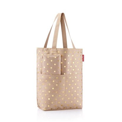Taška přes rameno Cityshopper set/2ks metallic dots coffee_2