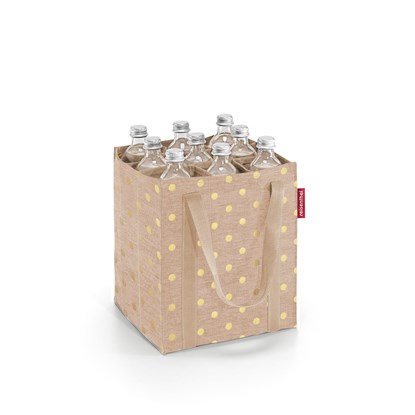 Taška na lahve Bottlebag metallic dots coffee_1