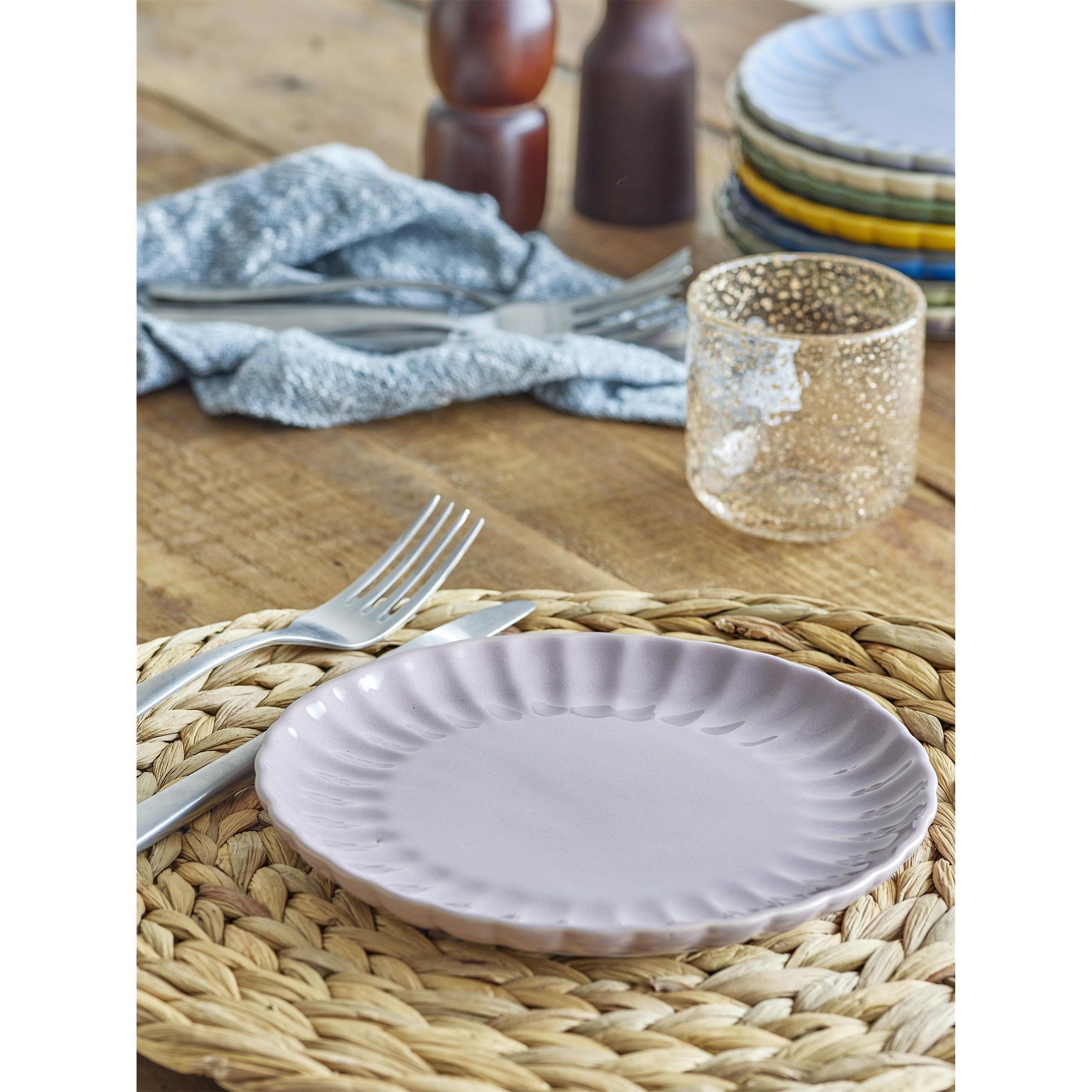 Dezertní talíř LATINA P.20 cm růžový_2