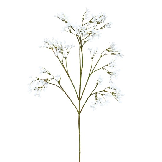 Umělá větvička jasmínu 66 cm, bílá_0