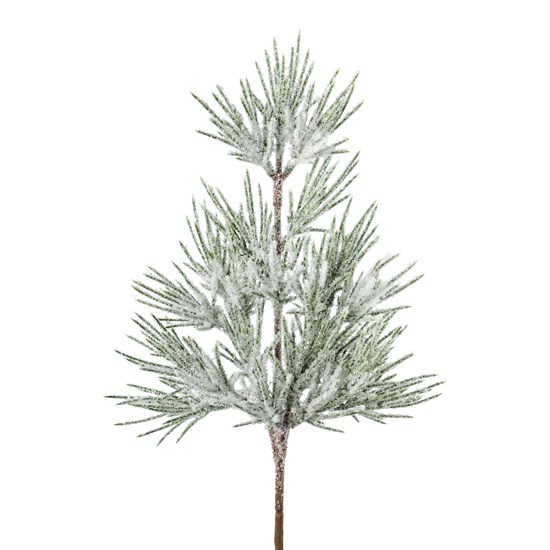 Zasněžená borová větvička 38 cm_0