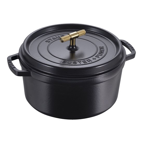 Hrnec STAUB BUSTER kulatý 28 cm černý 6,7l_11