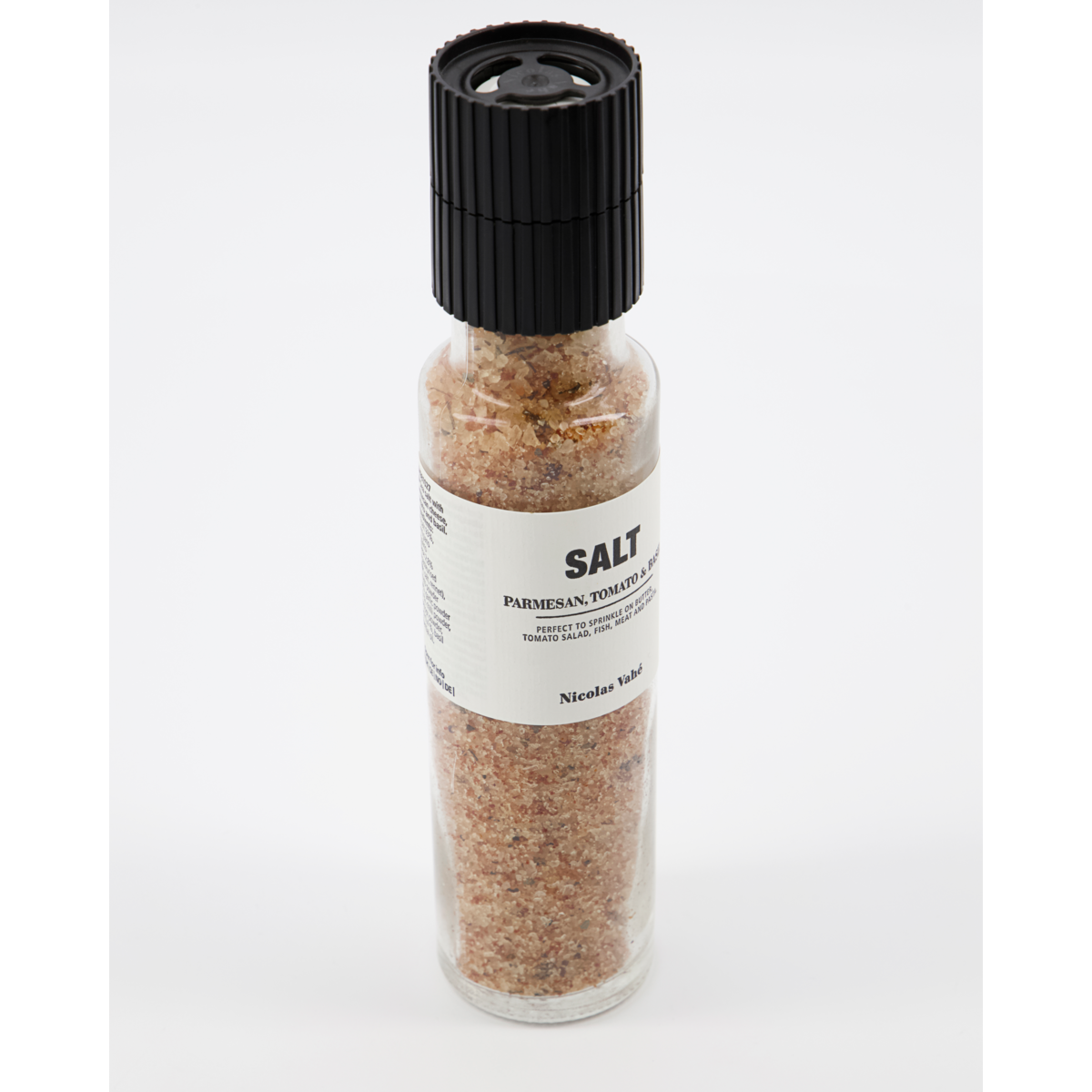 Sůl parmezán & rajče & bazalka s mlýnkem Nicolas Vahé 300g_0