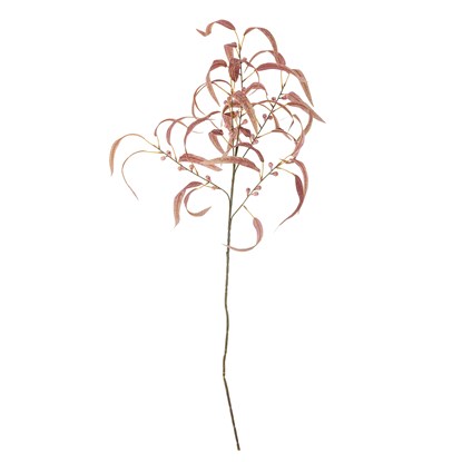 Umělá dekorace EUKALYPTUS V.100cm červený_3