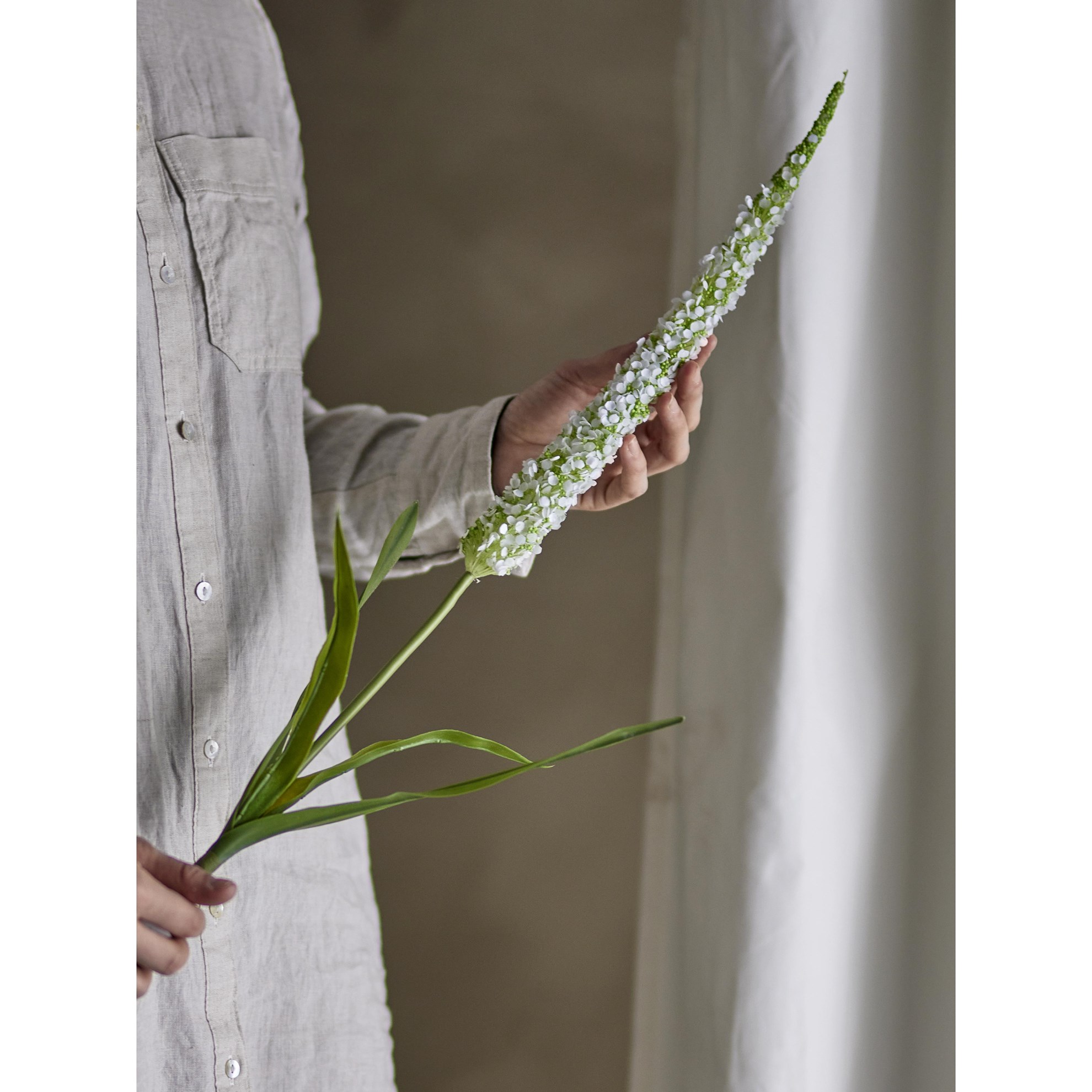 Umělá květina FOXTAIL V.73cm bílá_0
