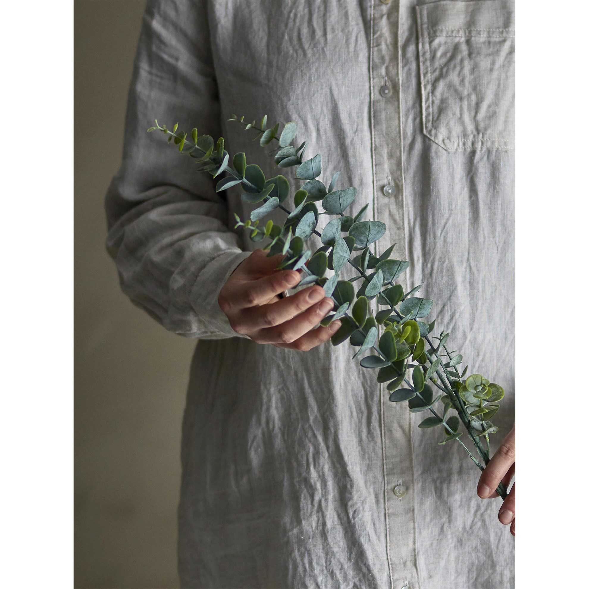 Umělá dekorace EUKALYPTUS V.76cm zelená_0