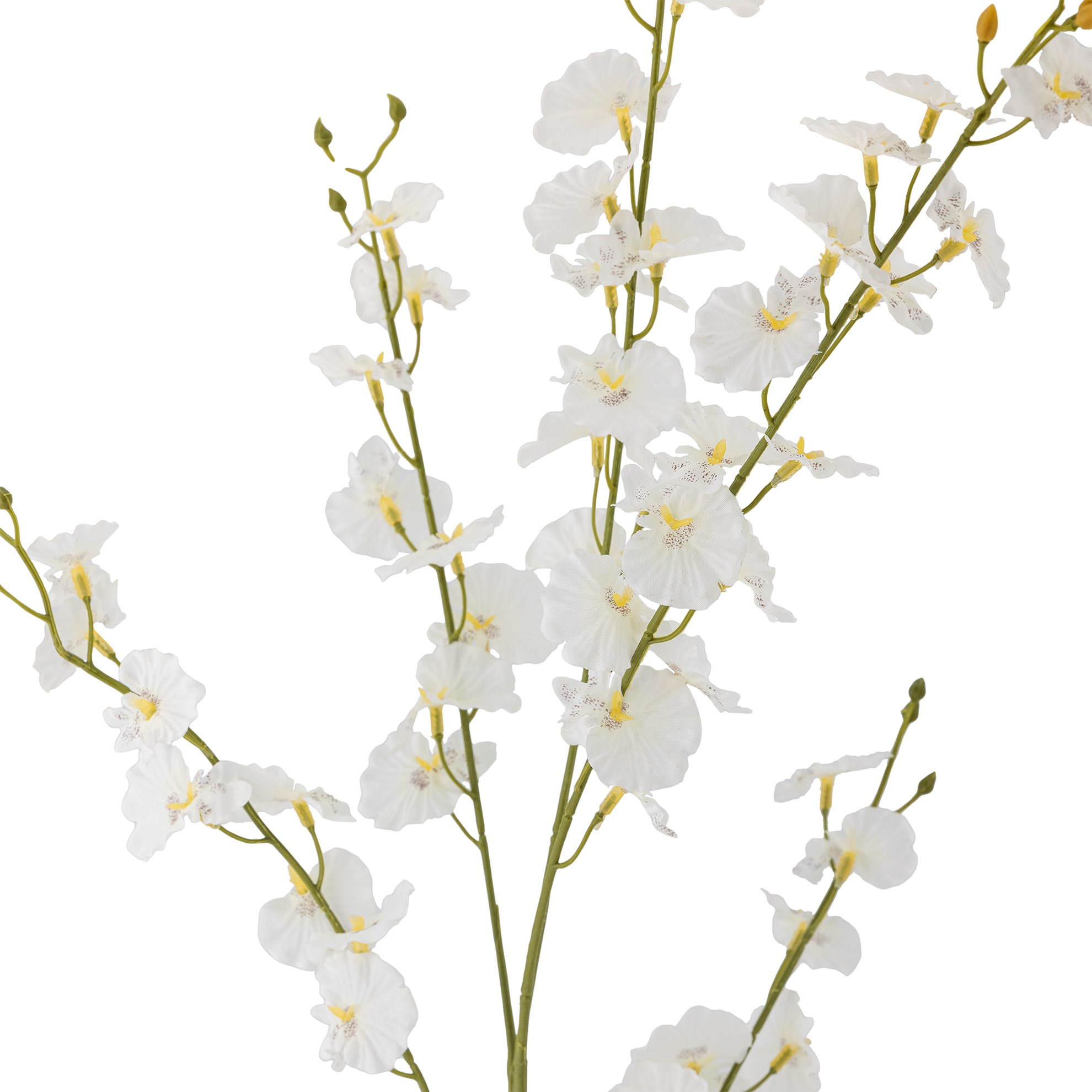 Umělá květina ORCHIDEJ V.91,5cm bílá_1