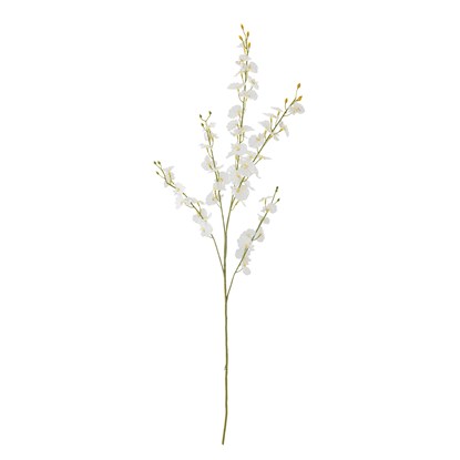 Umělá květina ORCHIDEJ V.91,5cm bílá_4