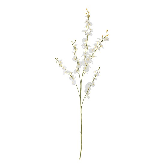 Umělá květina ORCHIDEJ V.91,5cm bílá_4