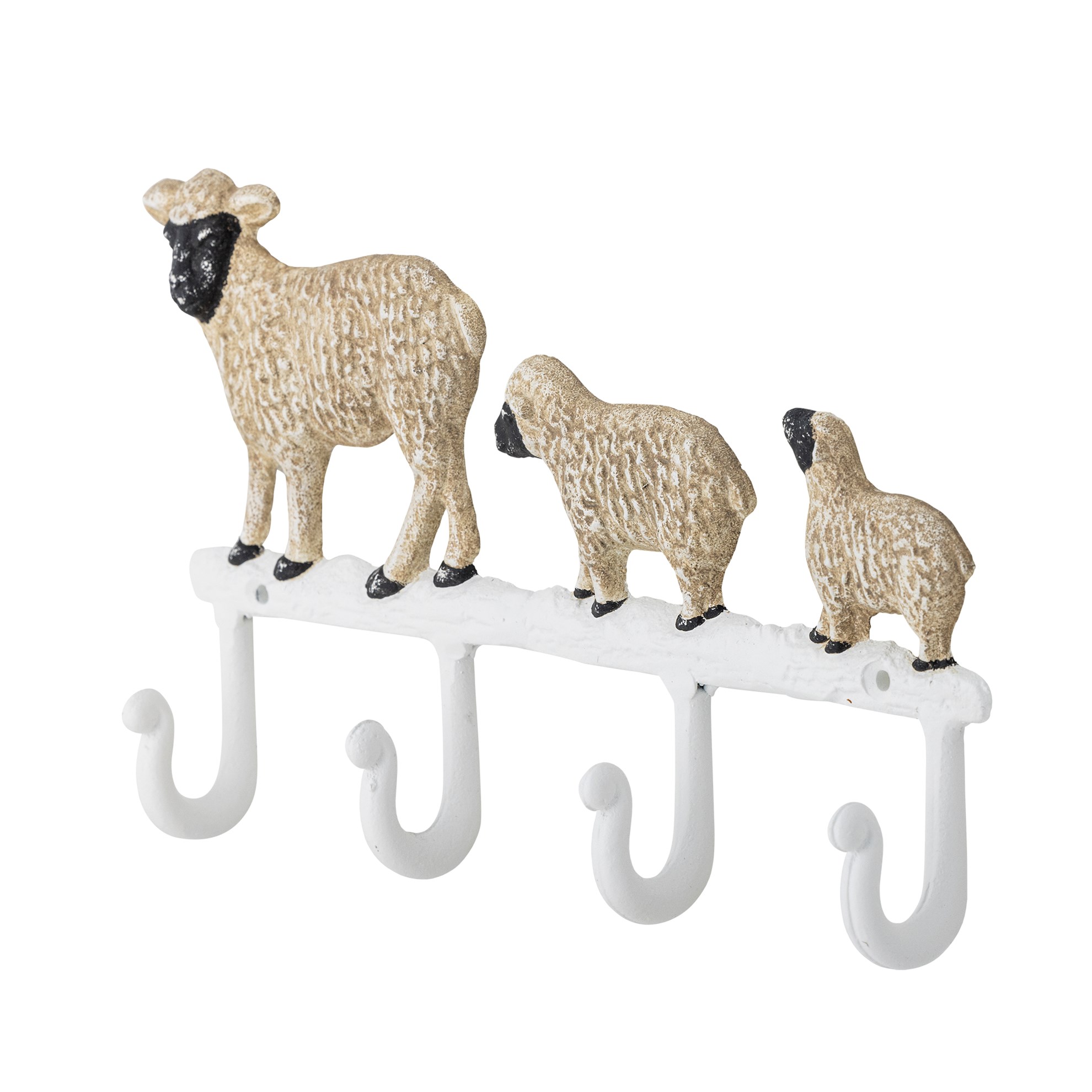 Kovový věšák do dětského pokoje DOLLY D.29cm bílý_1