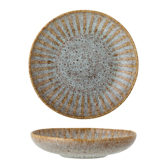 Hluboký talíř FLEUR P.22cm hnědý_6