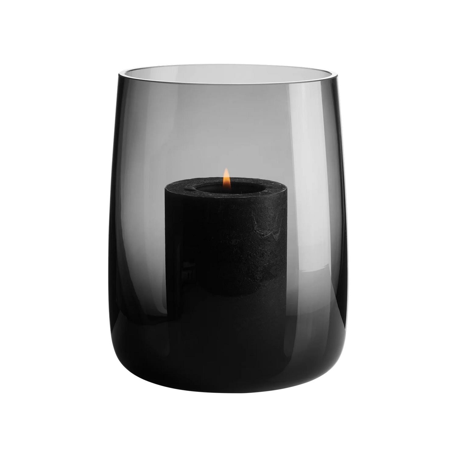 Váza / svícen Asa AJANA V.18cm šedá_0