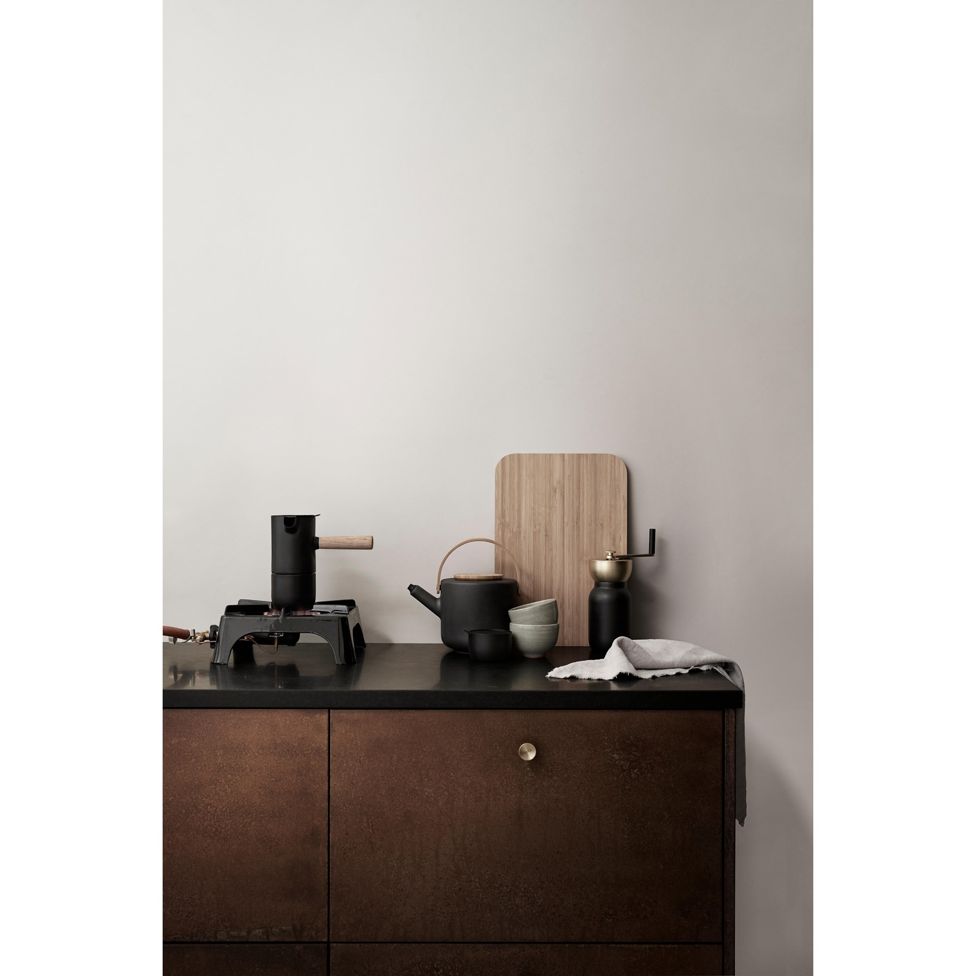 Moka kávovar Stelton COLLAR 250ml černý_0