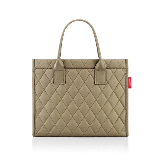 Taška přes rameno Reisenthel Daily Shopper rhombus olive_1