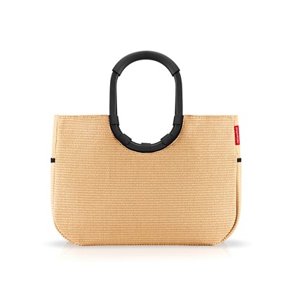 Módní taška Reisenthel Loopshopper L frame raffia black_1