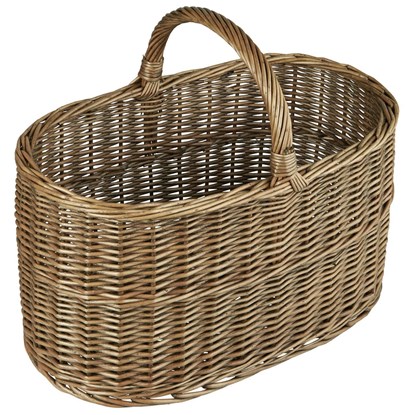 Proutěný košík Ib Laursen oválný D.34 cm_0
