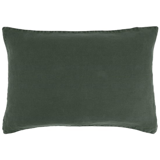 Lněný povlak na polštář Ib Laursen myrtle green 40x60 cm_0