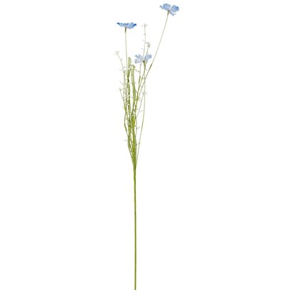Umělá květina Ib Laursen D.75 cm modré a bílé tóny_0