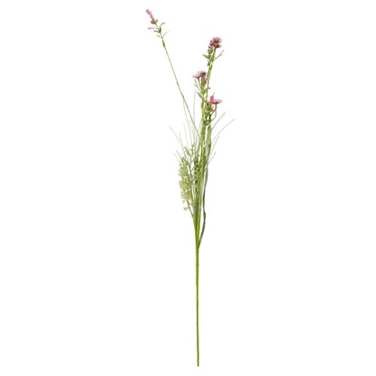 Umělá květina Ib Laursen D.78 cm dva druhy růžových květů_0