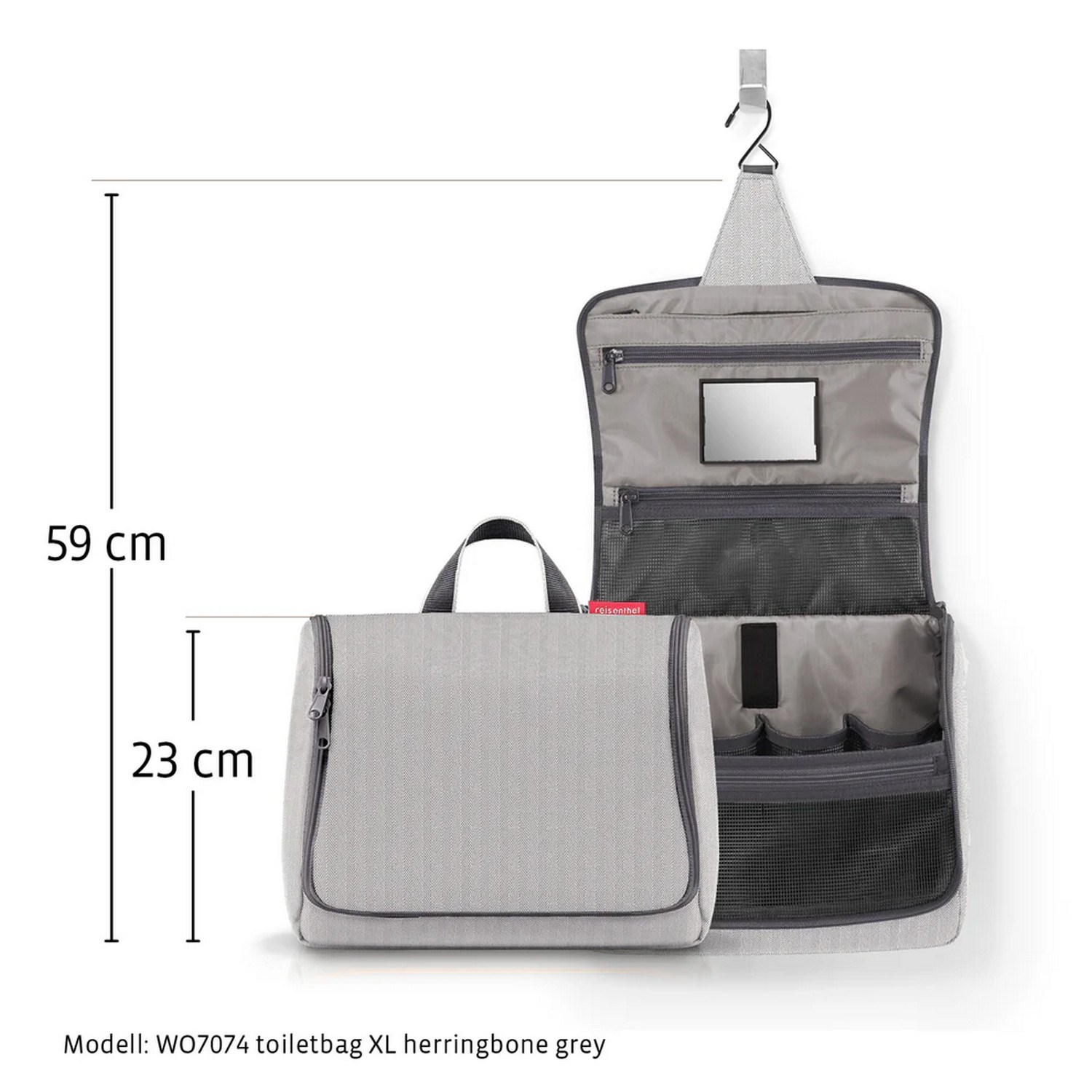 Toaletní taška Reisenthel Toiletbag XL twist blush_4