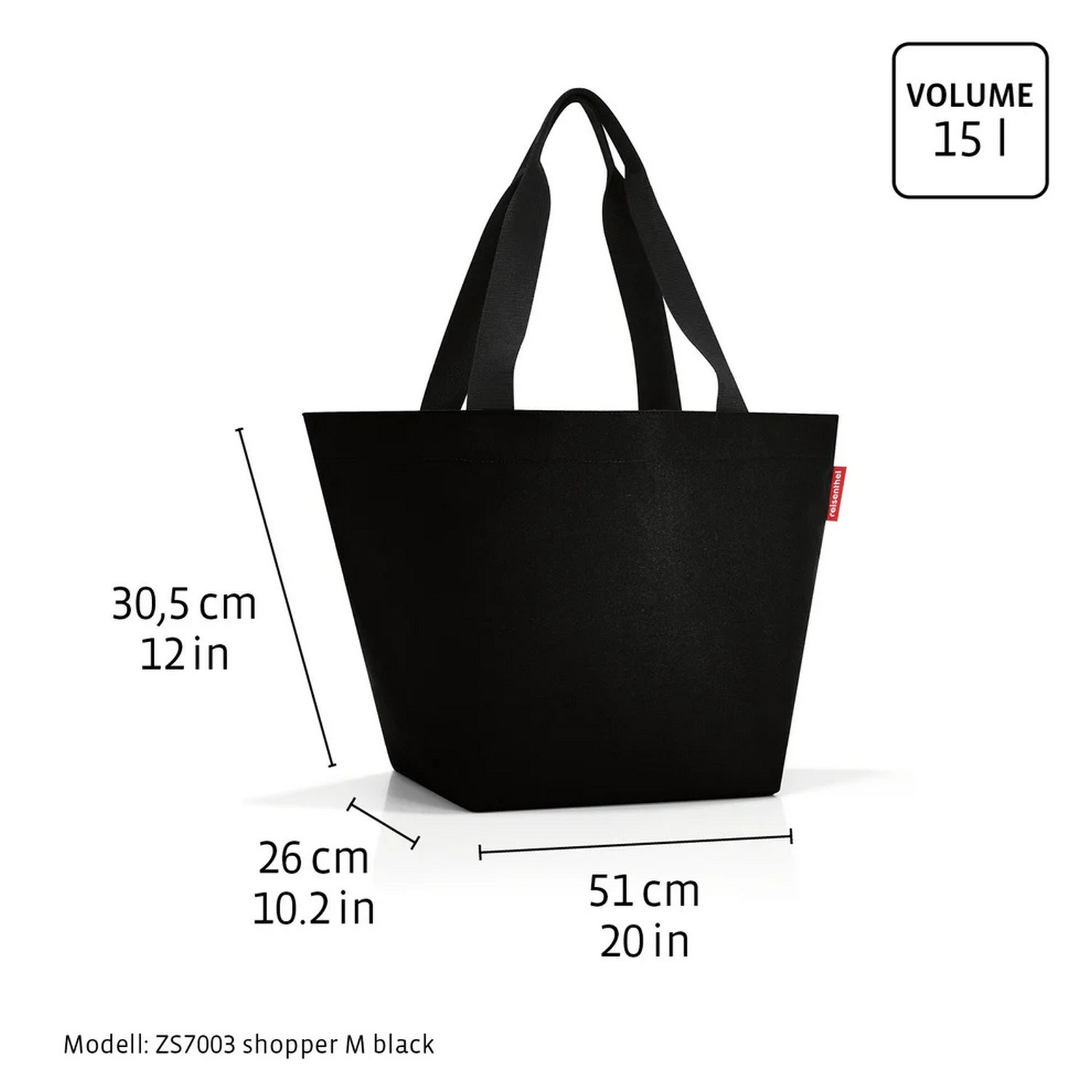 Taška přes rameno Reisenthel Shopper M twist powder blue_2