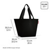 Taška přes rameno Reisenthel Shopper M twist powder blue_2