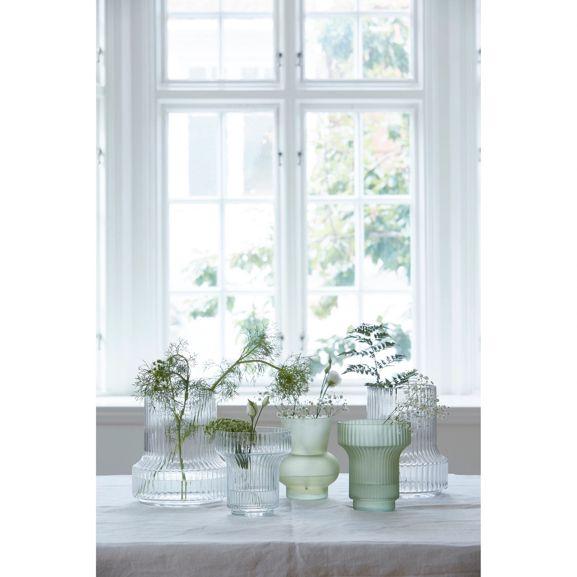 Skleněná váza GROOVE V.25cm_0