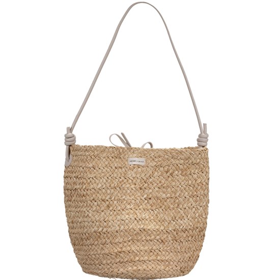 Slaměná taška Monk & Anna SAMA rafia, stone_1