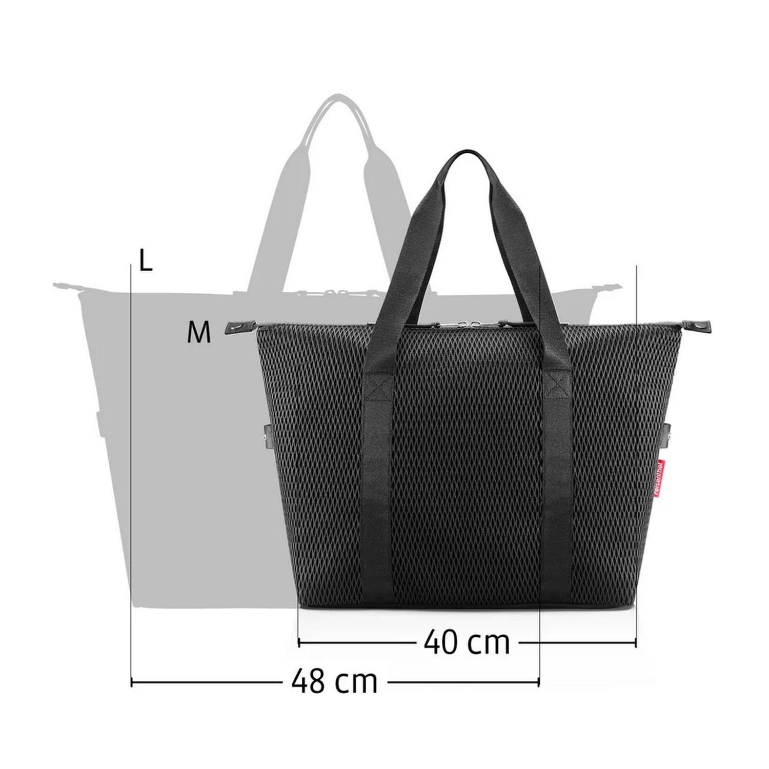 Sportovní taška Reisenthel Extralite Weekender L mesh black_0