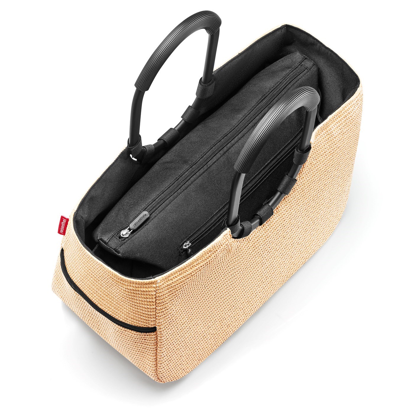 Módní taška Reisenthel Loopshopper M frame raffia black_0