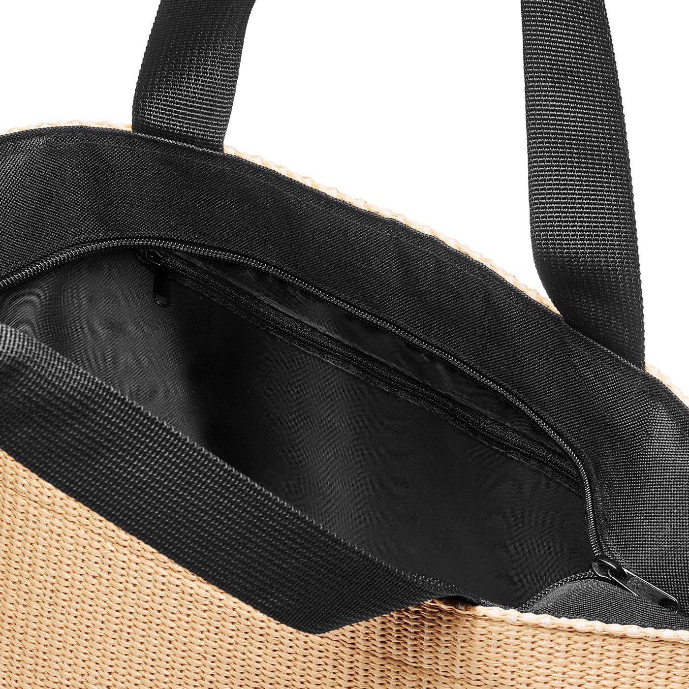 Taška přes rameno Reisenthel Shopper M raffia black_0