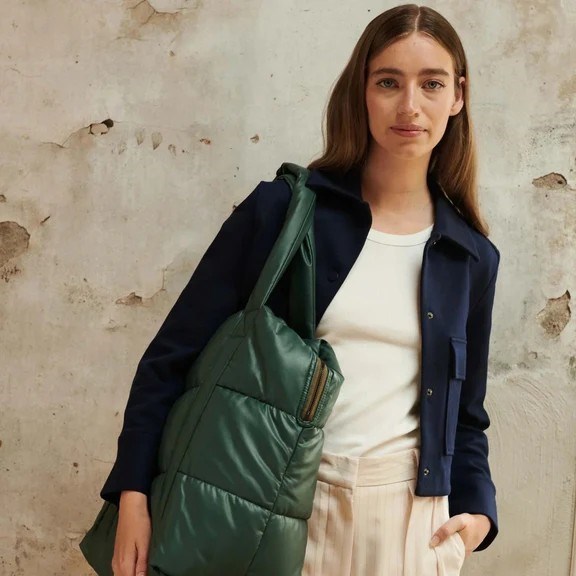 Obrázek z Taška přes rameno puffy Tinne + Mia CLODE jungle green 