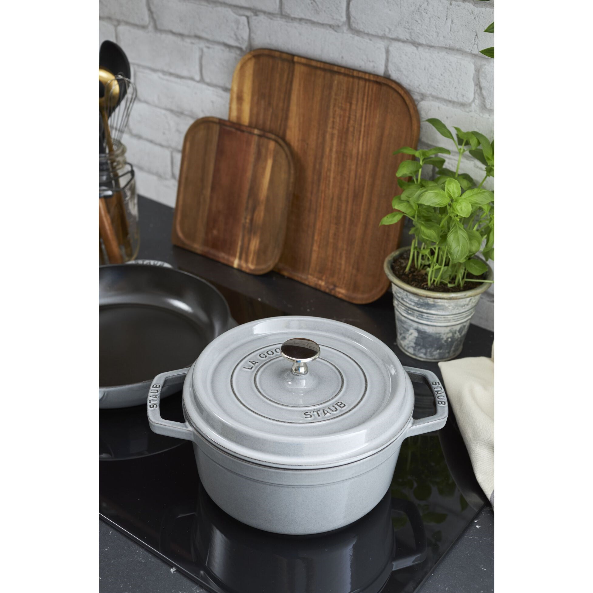 Hrnec STAUB  kulatý 20cm šedý 2,2l_2