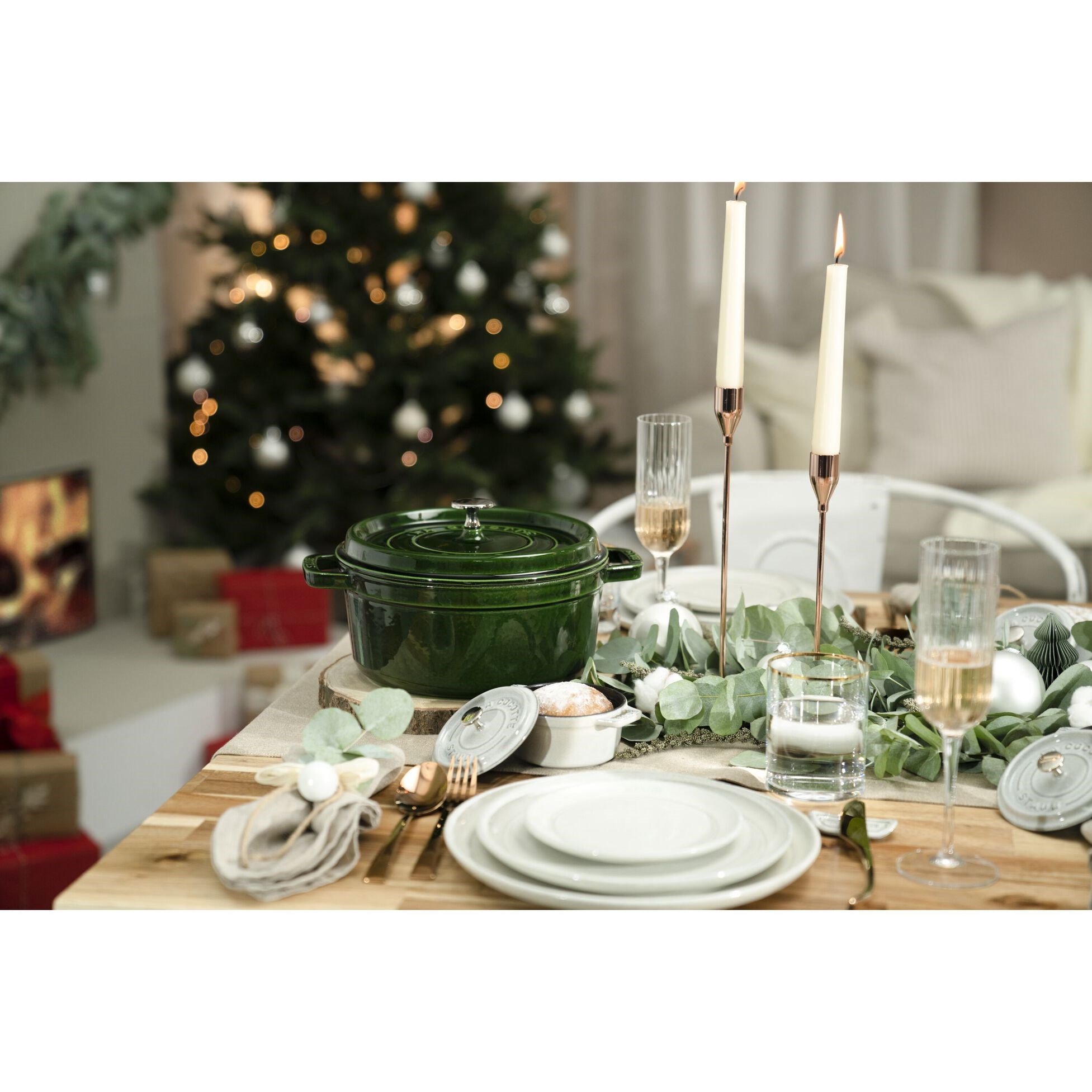 Hrnec STAUB  kulatý 26cm zelený 5,2l_3