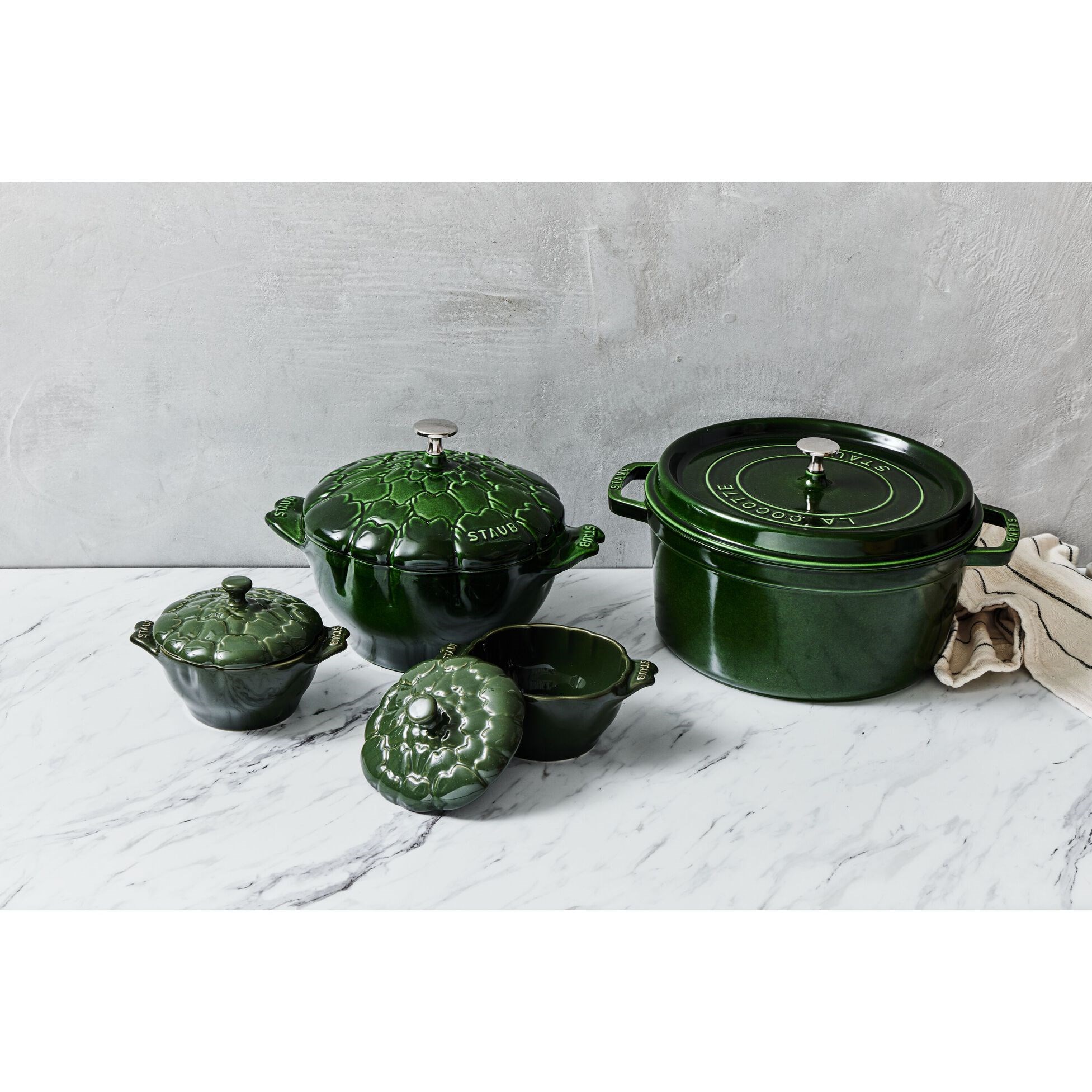 Hrnec STAUB  kulatý 28cm zelený 6,7l_1