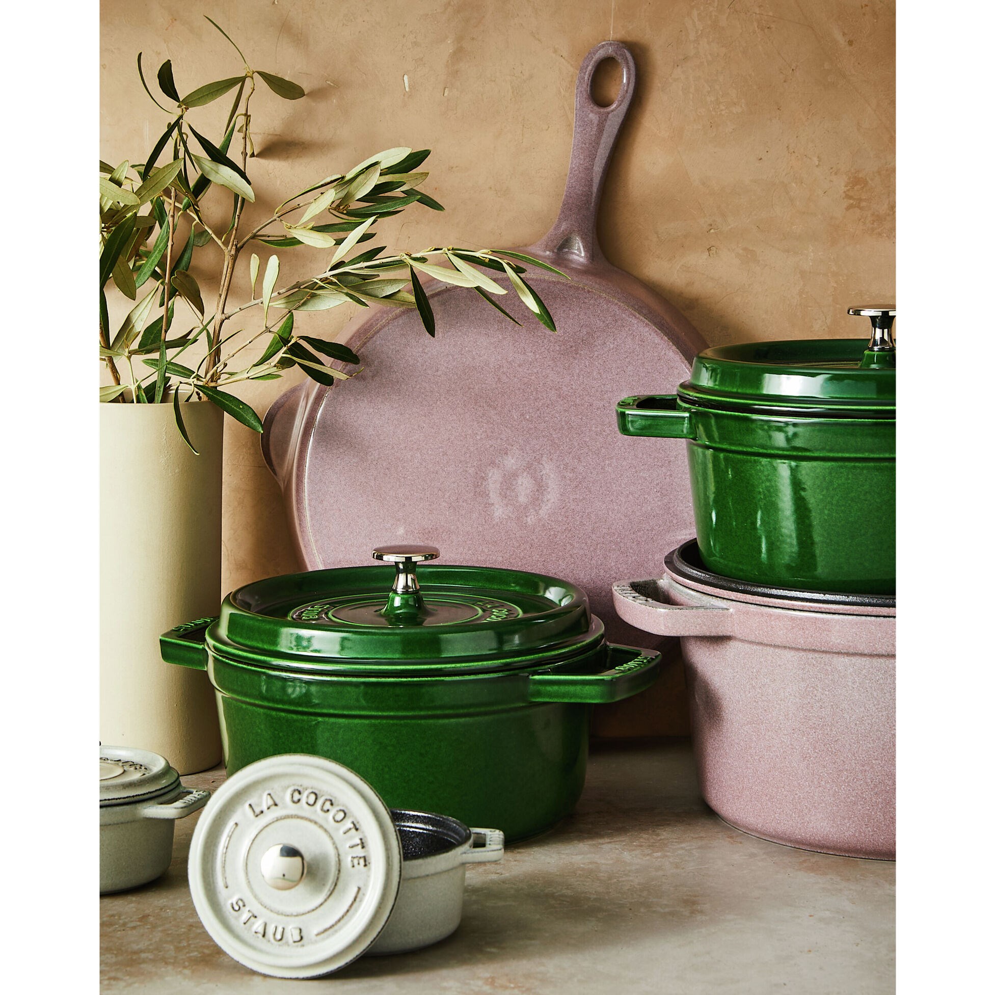 Hrnec STAUB  kulatý 28cm zelený 6,7l_5