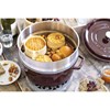 Hrnec STAUB  kulatý 26cm vínový s pařákem 5,2l_0